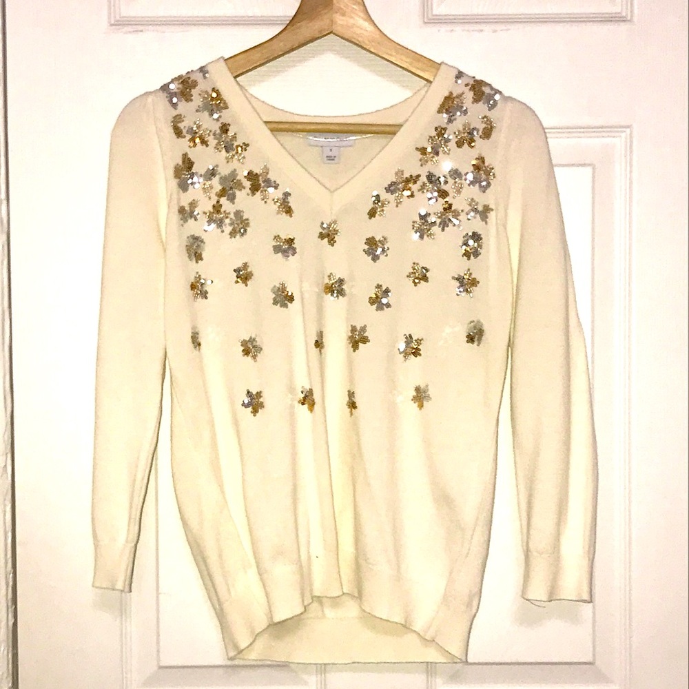 New Charter Club Sequin embellished sweater